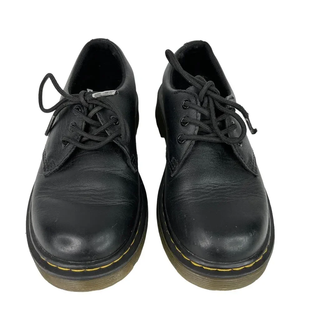 Dr. Martens Junior 1461 Softy T Leather Shoes 13 Black Leather Doc Martens